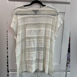 Beautiful Karen Kane ruffle lace top